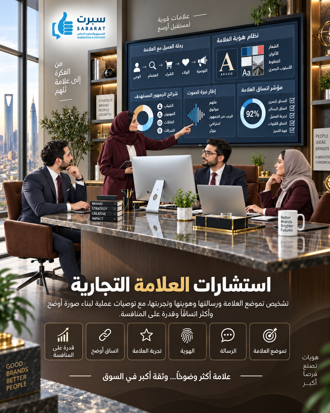 تطوير العلامات التجارية
